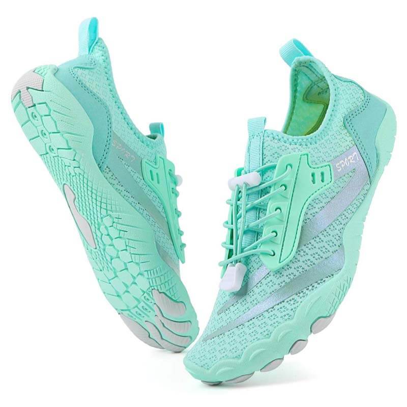 Outdoor-Flussverfolgungsschuhe, rutschfeste Schwimmschuhe, Wat-Wanderschuhe, Fünf-Finger-Profi-Barfußschuhe (Unisex)