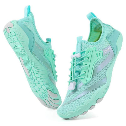 Outdoor-Flussverfolgungsschuhe, rutschfeste Schwimmschuhe, Wat-Wanderschuhe, Fünf-Finger-Profi-Barfußschuhe (Unisex)