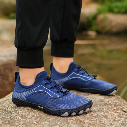 Neue Outdoor-Flussverfolgungsschuhe für Männer und Frauen Watschuhe zum Strandschwimmen Bergsteiger-Fünffinger-Indoor-Lauffitnessschuhe Barfußschuhe (Unisex)
