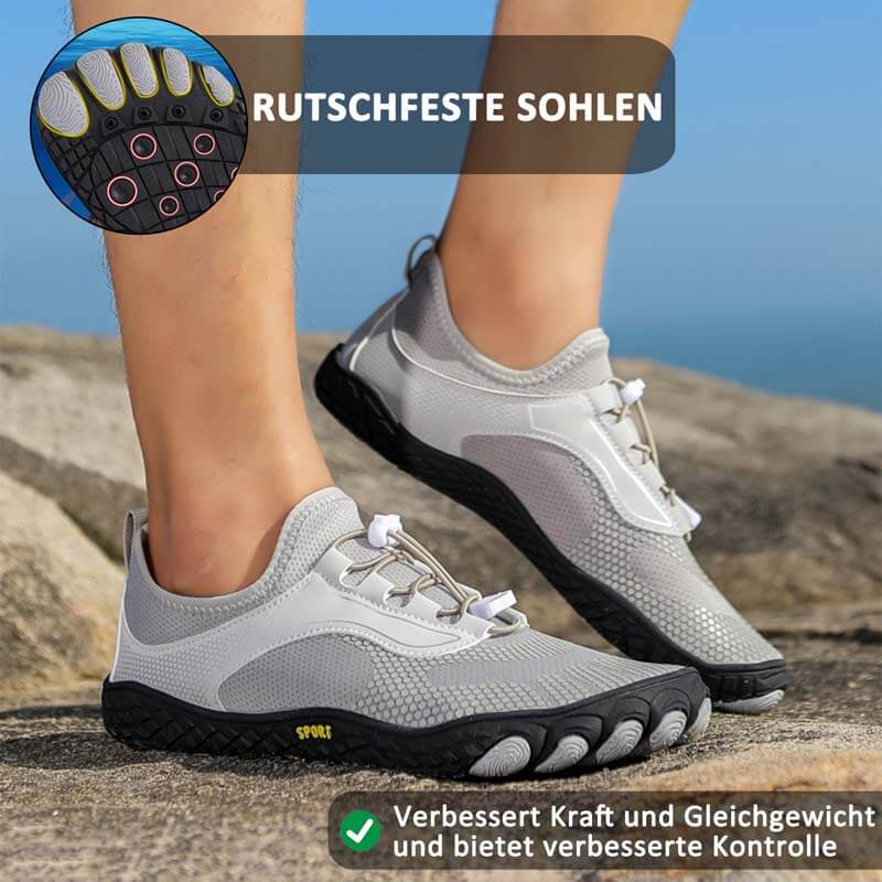 Neue Outdoor-Flussverfolgungsschuhe für Männer und Frauen Watschuhe zum Strandschwimmen Bergsteiger-Fünffinger-Indoor-Lauffitnessschuhe Barfußschuhe (Unisex)