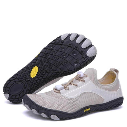 Neue Outdoor-Flussverfolgungsschuhe für Männer und Frauen Watschuhe zum Strandschwimmen Bergsteiger-Fünffinger-Indoor-Lauffitnessschuhe Barfußschuhe (Unisex)