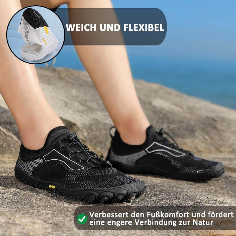 Neue Outdoor-Flussverfolgungsschuhe für Männer und Frauen Watschuhe zum Strandschwimmen Bergsteiger-Fünffinger-Indoor-Lauffitnessschuhe Barfußschuhe (Unisex)