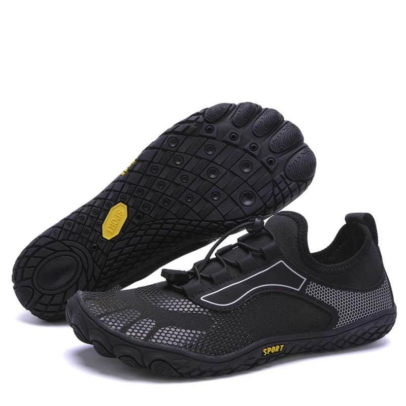 Neue Outdoor-Flussverfolgungsschuhe für Männer und Frauen Watschuhe zum Strandschwimmen Bergsteiger-Fünffinger-Indoor-Lauffitnessschuhe Barfußschuhe (Unisex)