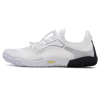 Neue Outdoor-Flussverfolgungsschuhe für Männer und Frauen Watschuhe zum Strandschwimmen Bergsteiger-Fünffinger-Indoor-Lauffitnessschuhe Barfußschuhe (Unisex)