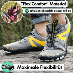 draussenfeet barfussschuhe 31478 grau