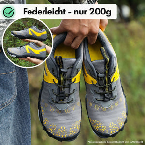 draussenfeet barfussschuhe 31478 grau