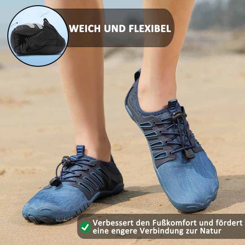 Outdoor-Strandschuhe, Fünf-Finger-Schuhe zum Schwimmen, Tauchen, Wat- und Flussverfolgungsschuhe, rutschfeste Barfußschuhe für Sport und Fitness (Unisex)