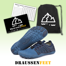 Lade das Bild in den Galerie-Viewer, draussenfeet barfussschuhe 31480 blau
