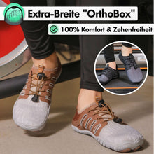 Lade das Bild in den Galerie-Viewer, draussenfeet barfussschuhe 31480 grau braun
