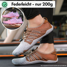 Lade das Bild in den Galerie-Viewer, draussenfeet barfussschuhe 31480 grau braun
