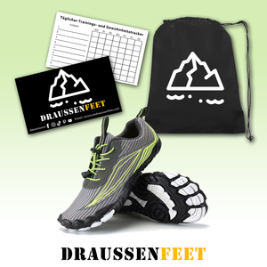 draussenfeet barfussschuhe 31481 grau 