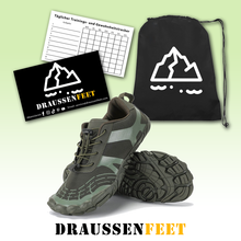 Lade das Bild in den Galerie-Viewer, draussenfeet barfussschuhe 31482 dunkelgrun
