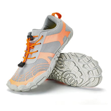 Lade das Bild in den Galerie-Viewer, draussenfeet barfussschuhe 31482 grau orange
