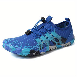Bare-Water-Schuhe mit verstellbarer Schnalle, atmungsaktiv, schnell trocknend, rutschfest, für Herren im Sommer, Strandspaziergang/Schwimmen im Pool/Outdoor-Aktivitäten (Unisex)