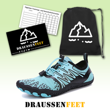 Lade das Bild in den Galerie-Viewer, draussenfeet barfussschuhe 31486 hellblau
