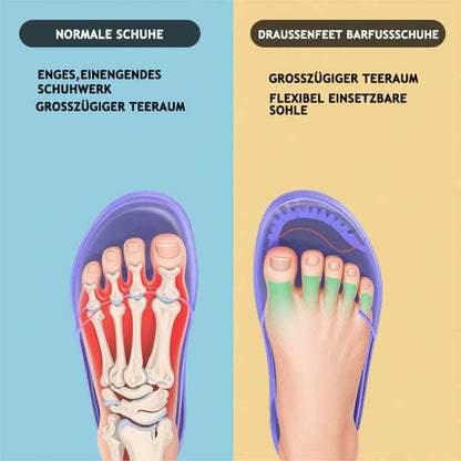 Gesunde Rutschfeste Atmungsaktive Schnelltrocknende Barfußschuhe für den Außenbereich (Unisex)