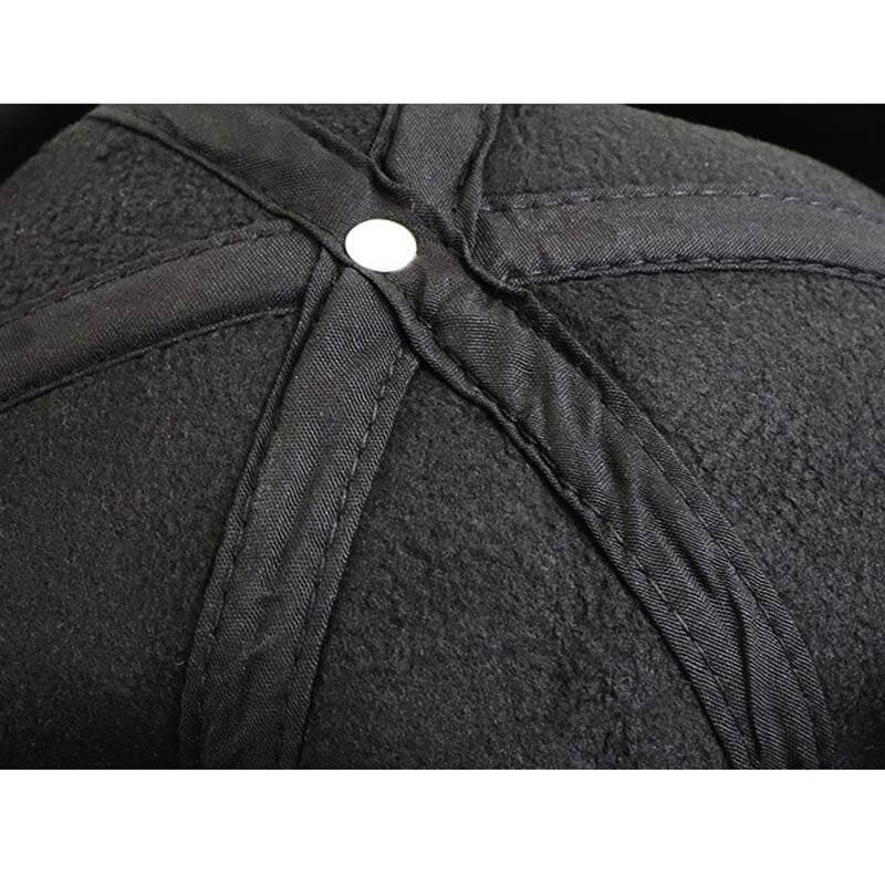 Men PU leather vintage baseball cap casual outdoor adjustable warm lightness hats