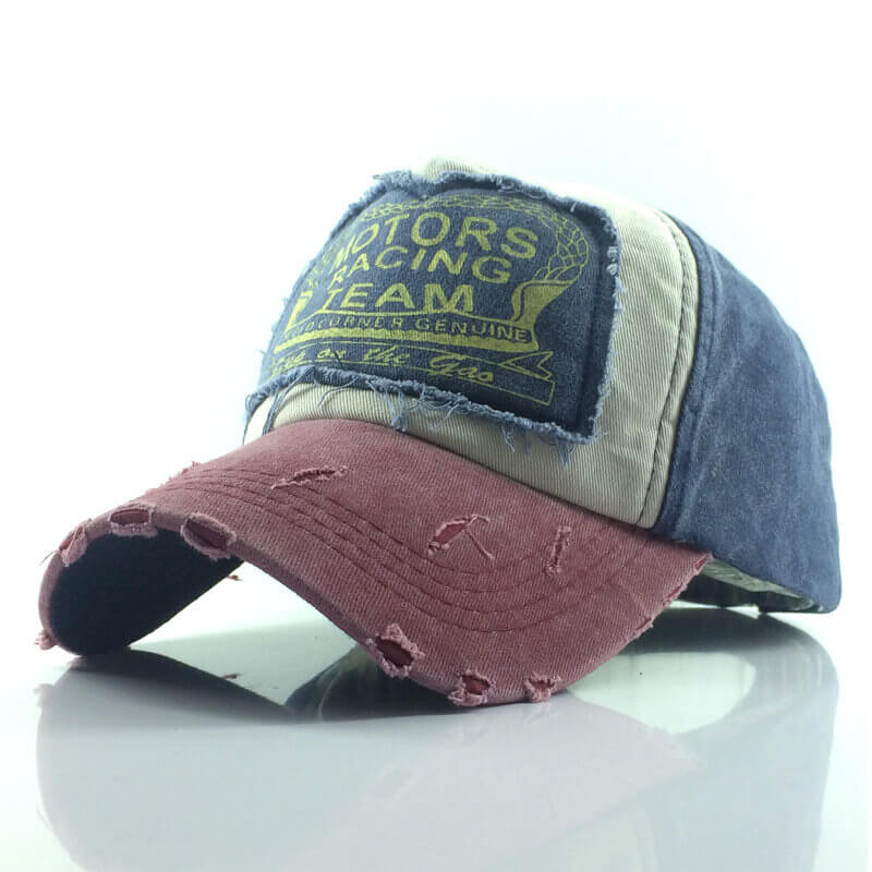 Herren gewaschene Baumwolle Baseball Cap Outdoor Sonnenschutz verstellbare Hüte