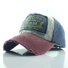 Lade das Bild in den Galerie-Viewer, Herren gewaschene Baumwolle Baseball Cap Outdoor Sonnenschutz verstellbare Hüte
