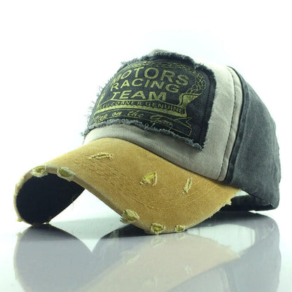 Herren gewaschene Baumwolle Baseball Cap Outdoor Sonnenschutz verstellbare Hüte
