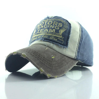 Herren gewaschene Baumwolle Baseball Cap Outdoor Sonnenschutz verstellbare Hüte