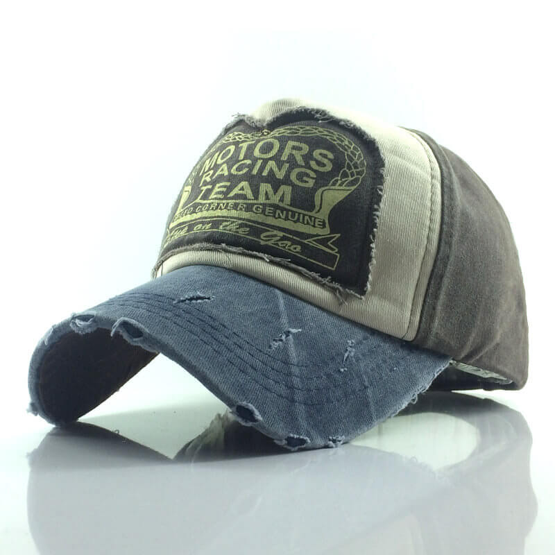 Herren gewaschene Baumwolle Baseball Cap Outdoor Sonnenschutz verstellbare Hüte