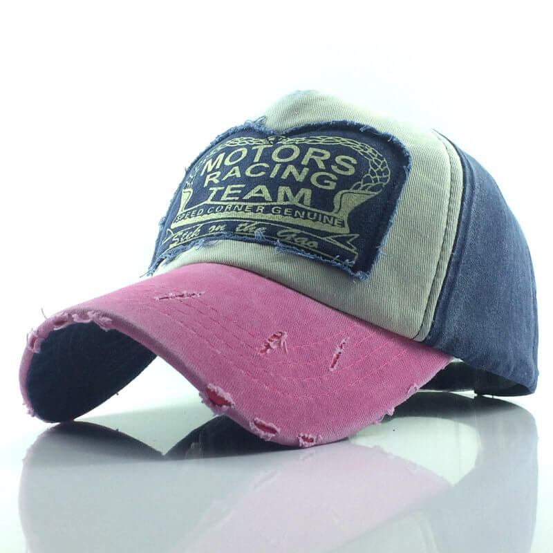 Herren gewaschene Baumwolle Baseball Cap Outdoor Sonnenschutz verstellbare Hüte