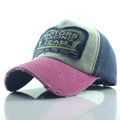 Herren gewaschene Baumwolle Baseball Cap Outdoor Sonnenschutz verstellbare Hüte