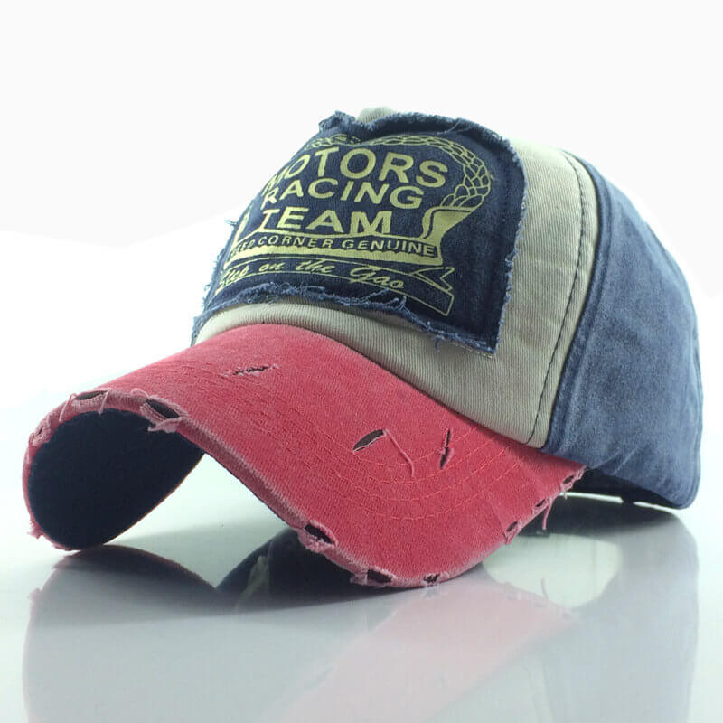 Herren gewaschene Baumwolle Baseball Cap Outdoor Sonnenschutz verstellbare Hüte