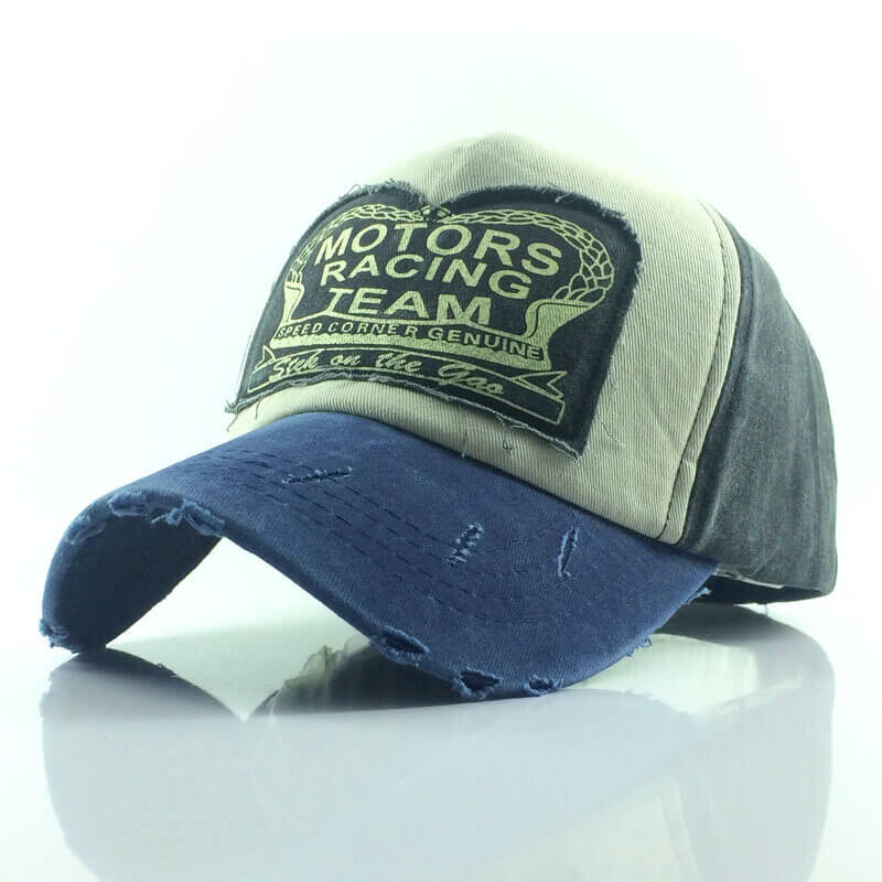 Herren gewaschene Baumwolle Baseball Cap Outdoor Sonnenschutz verstellbare Hüte