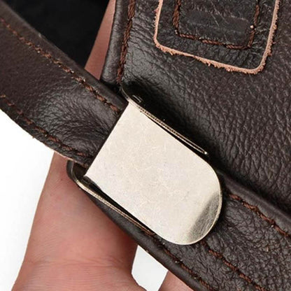 Men's cowhide leather baseball cap casual cozy high -quality sun shade leather cap adjustable
