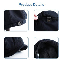 Lade das Bild in den Galerie-Viewer, Herren Männer Vintage Maler Baskenmütze Hüte Sommer achteckigen Zeitungsjungen Cap Cabbie Ivy Flat Hat
