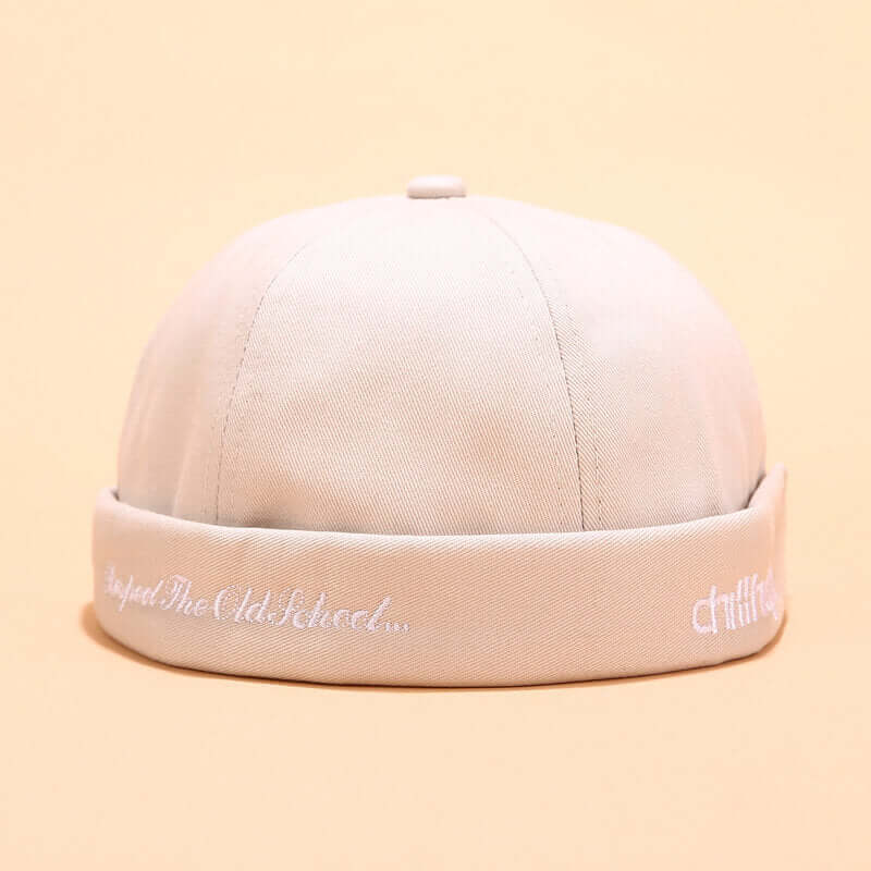 Herren & Damen Sailor Cap Rolled Cuff Retro Krempen ohne Hut Beanie Hats Skull Caps