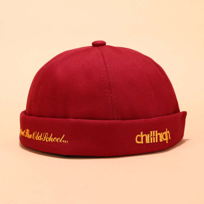 Herren & Damen Sailor Cap Rolled Cuff Retro Krempen ohne Hut Beanie Hats Skull Caps