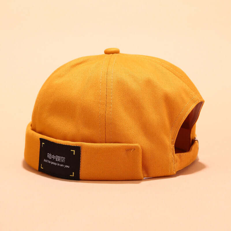 Herren & Damen Sailor Cap Rolled Cuff Retro Krempen ohne Hut Beanie Hats Skull Caps