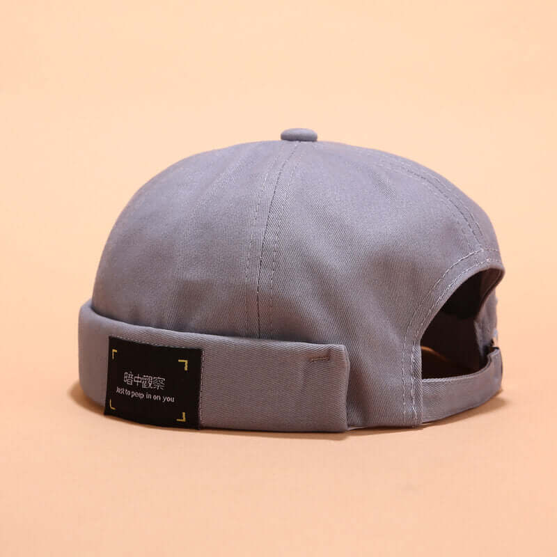 Herren & Damen Sailor Cap Rolled Cuff Retro Krempen ohne Hut Beanie Hats Skull Caps
