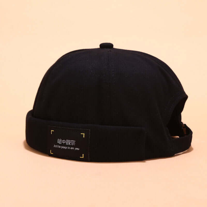 Herren & Damen Sailor Cap Rolled Cuff Retro Krempen ohne Hut Beanie Hats Skull Caps