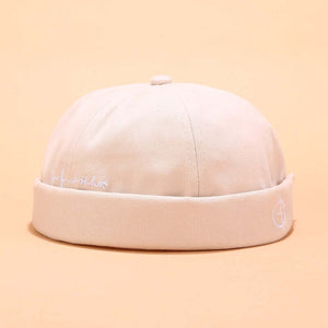 Herren & Damen Sailor Cap Rolled Cuff Retro Krempen ohne Hut Beanie Hats Skull Caps