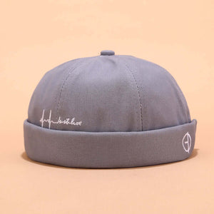 Herren & Damen Sailor Cap Rolled Cuff Retro Krempen ohne Hut Beanie Hats Skull Caps