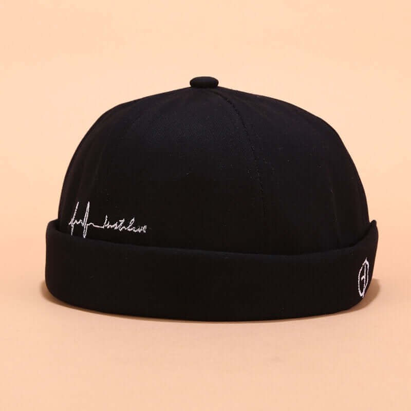 Herren & Damen Sailor Cap Rolled Cuff Retro Krempen ohne Hut Beanie Hats Skull Caps