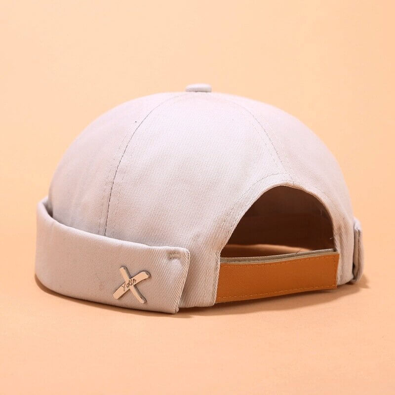 Herren & Damen Sailor Cap Rolled Cuff Retro Krempen ohne Hut Beanie Hats Skull Caps