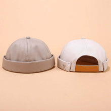 Lade das Bild in den Galerie-Viewer, Herren &amp; Damen Sailor Cap Rolled Cuff Retro Krempen ohne Hut Beanie Hats Skull Caps
