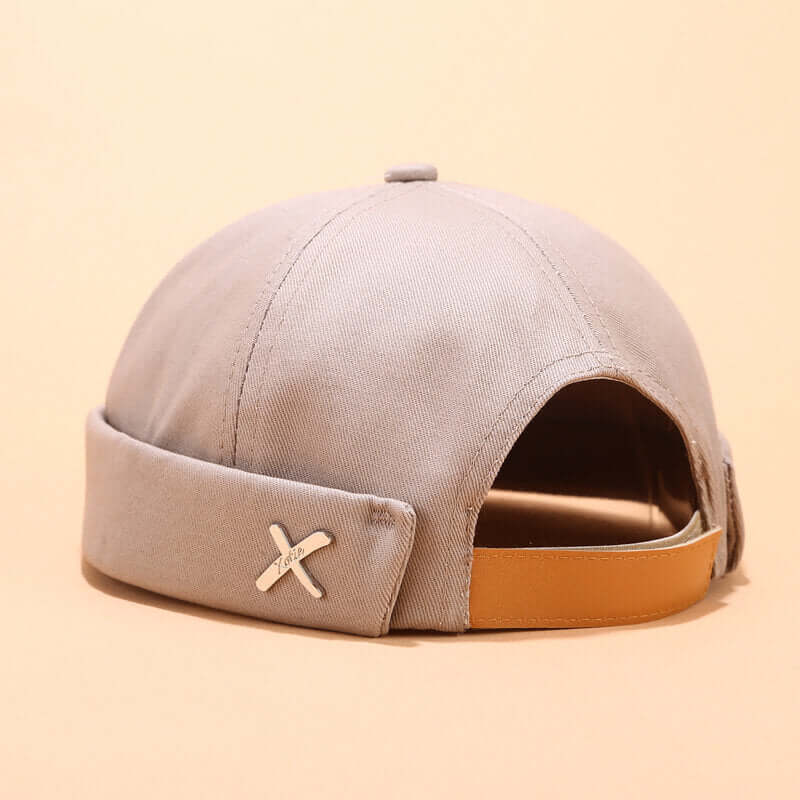 Herren & Damen Sailor Cap Rolled Cuff Retro Krempen ohne Hut Beanie Hats Skull Caps