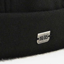 Lade das Bild in den Galerie-Viewer, Herren Solid French Bucket Cap Flanging Schädelkappe Sailor Cap Rolled Cuff Retro Fashion Krempenlose Hüte
