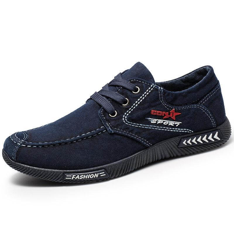 Herren Canvas rutschfeste weiche Freizeitschuhe