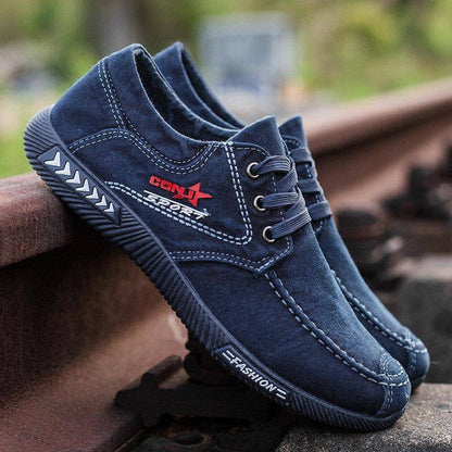 Herren Canvas rutschfeste weiche Freizeitschuhe
