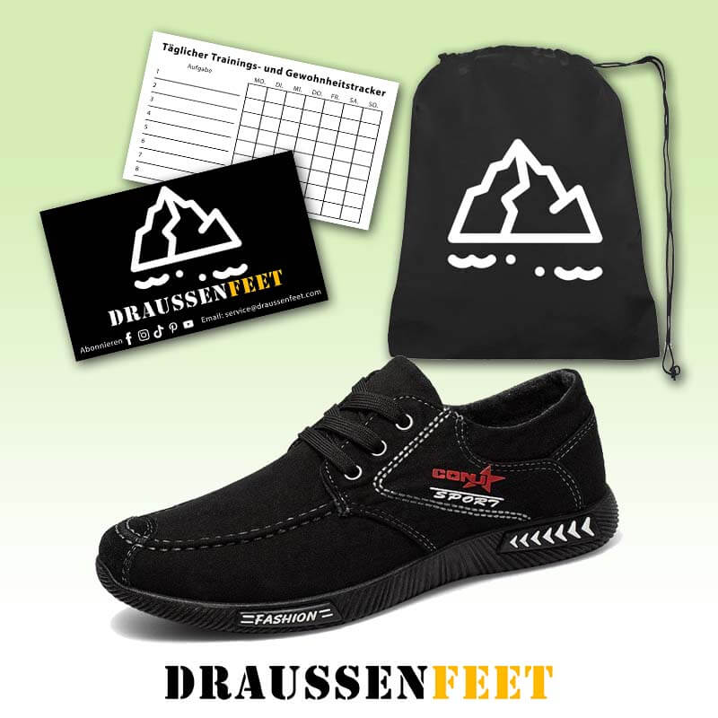 Herren Canvas rutschfeste weiche Freizeitschuhe