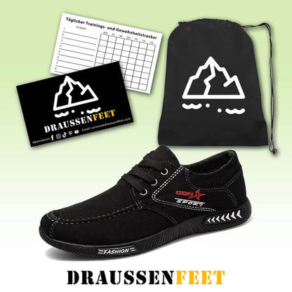 Herren Canvas rutschfeste weiche Freizeitschuhe
