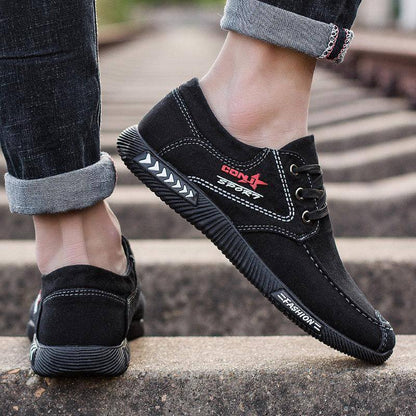 Herren Canvas rutschfeste weiche Freizeitschuhe