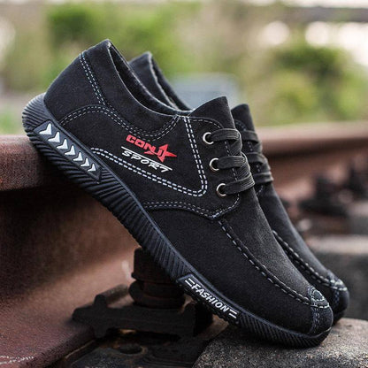Herren Canvas rutschfeste weiche Freizeitschuhe